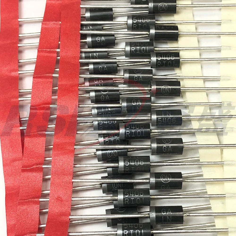 1N5406 N5406 5406 с выпрямительным диодом 600V 3A 2-контактный DO-201AD новый оригинальный 50