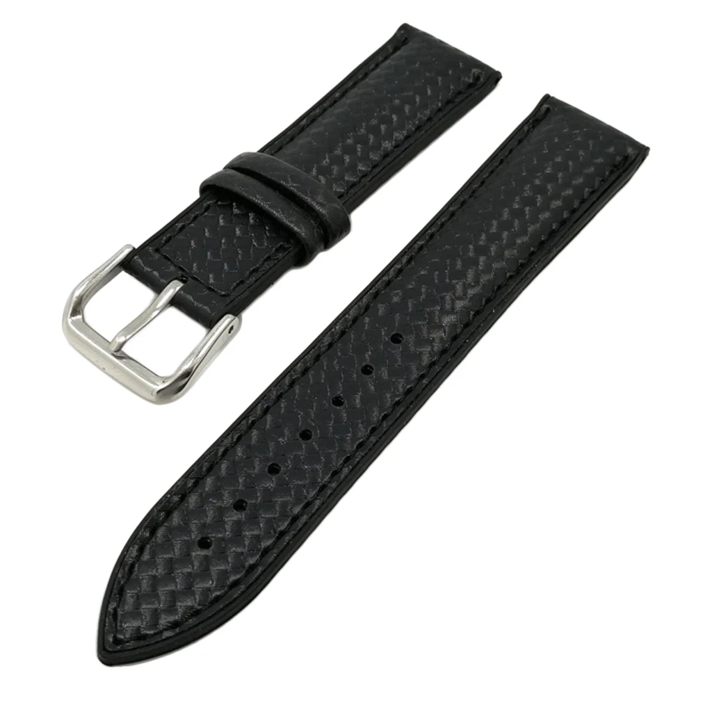

18mm Width Silicone Watch Band Men Rubber Wrist Strap Sport Diver Waterproof
