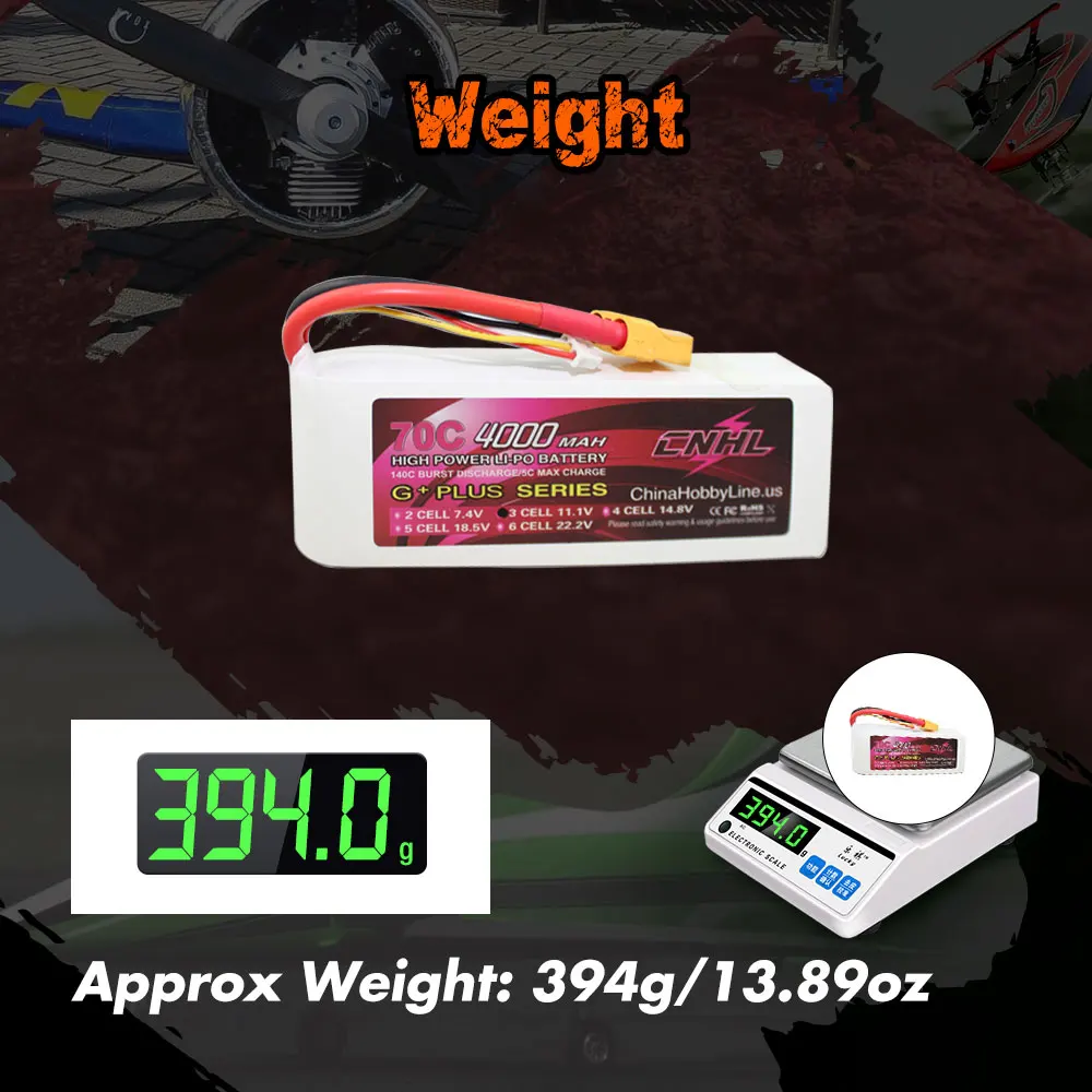 CNHL 4000mAh 11 1 V 3S 70C Lipo аккумулятор для самолета вертолета Jet Edf Speedrun с разъемом XT90|3s lipo