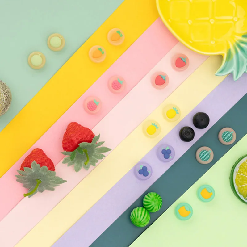 Фруктовый колпачок для захвата большими пальцами Nintendo Switch крышка джойстика