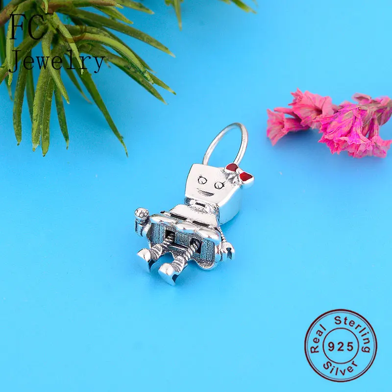 FC ювелирные изделия подходит для бренда шармы браслеты 100% Серебро 925 пробы панк