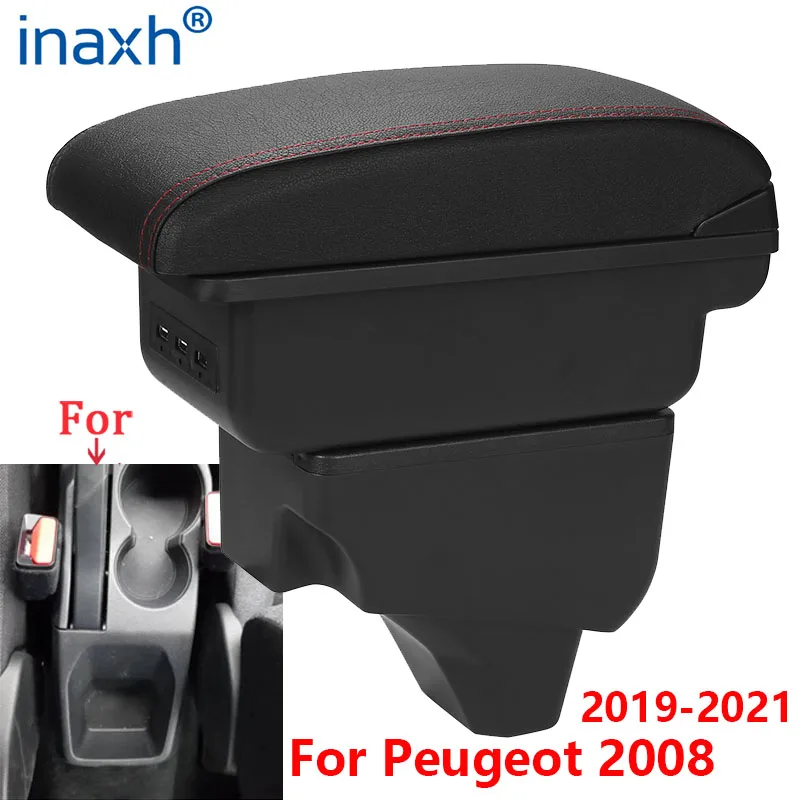 Для Peugeot 2008 подлокотник для 208 автомобильный 2019 2020 2021 модифицированные детали