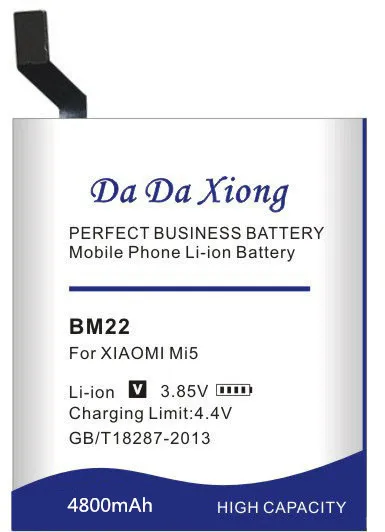 Новая модель товара [BM22] аккумулятор 4800 мАч для сотового телефона Xiaomi Mi5 MI 5