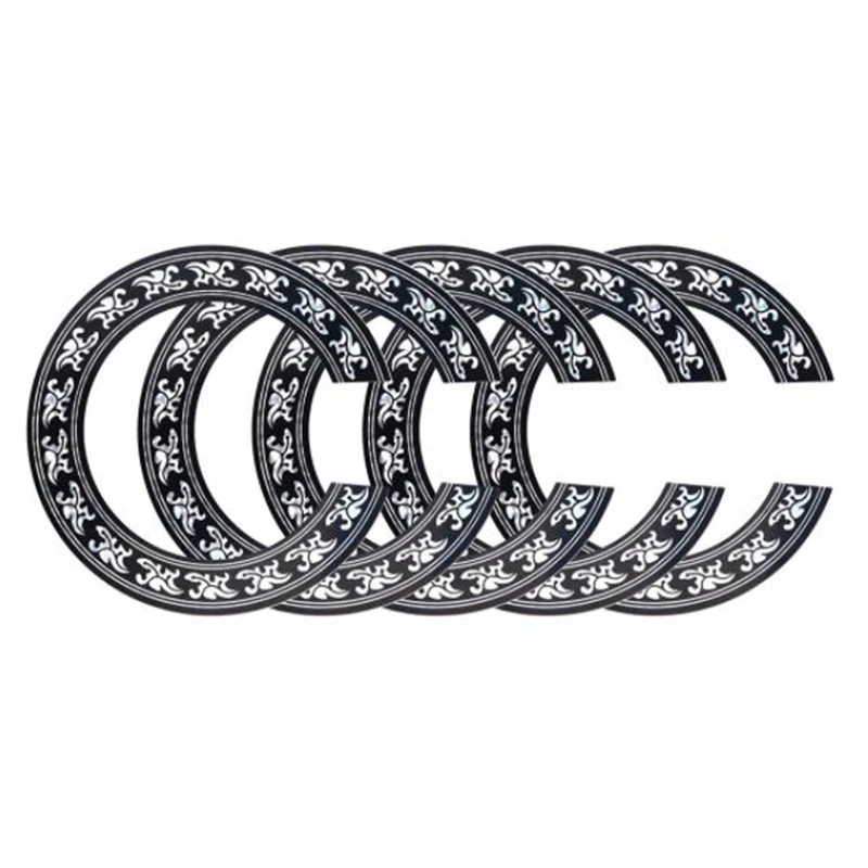 

Dropship-5Pcs звук отверстие наклейка Роза наклейка для акустической Классическая гитара Запчасти Аксессуары для украшения