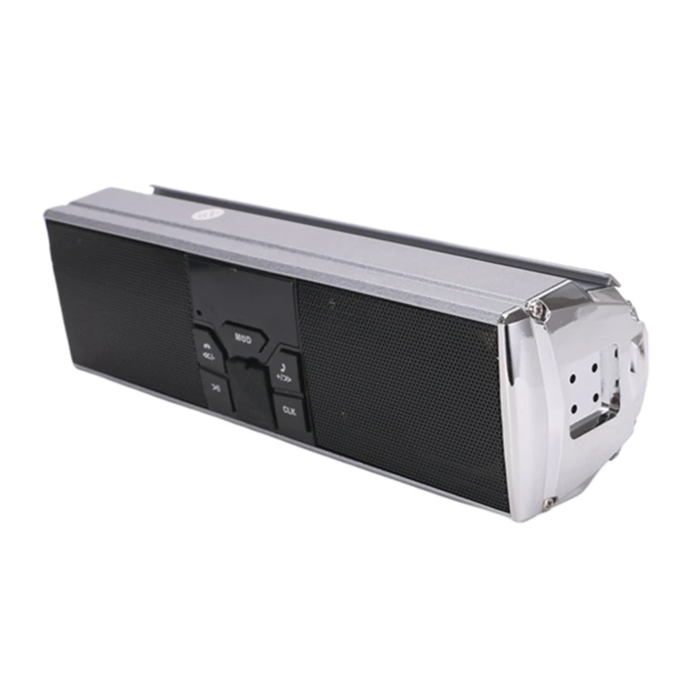MP3 Player Motorcycle Audio Accessories Radio Music LED Display Universal Integrated Styling Stereo Speaker USB Waterproof | Автомобили и