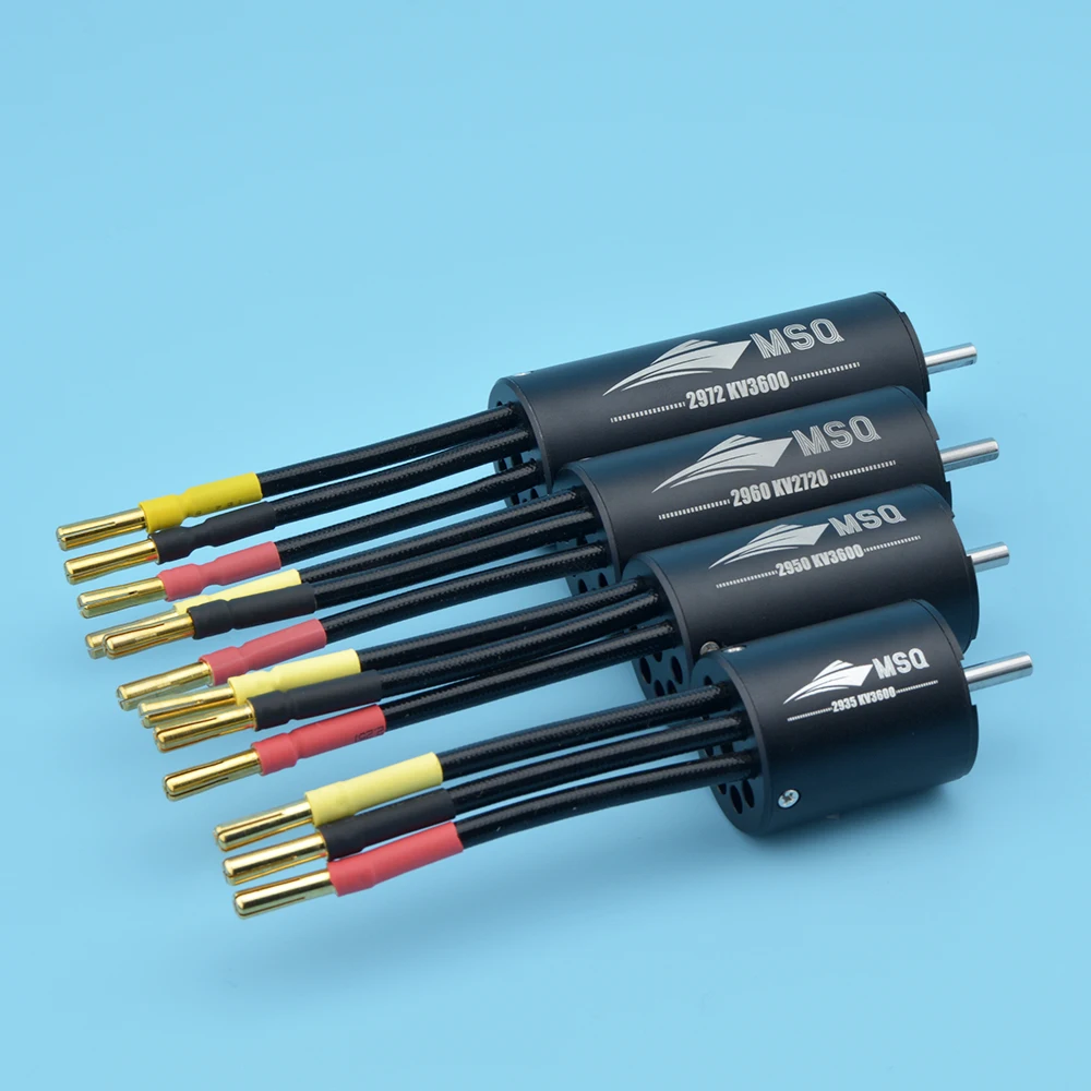 Высокоскоростной бесщеточный двигатель MSQ 2935/2950/2960/2972 2200KV 2720KV 2900KV 3600KV 4120KV для