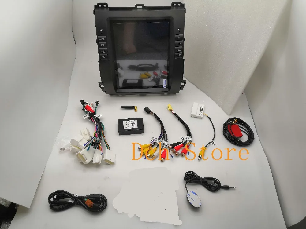 Вертикальный стиль Tesla Android 8,1 автомобильный dvd-плеер для Toyota Prado 120 land cruiser 2002-2009 для Lexus GX470 NAVI ips PX6 CARPLA