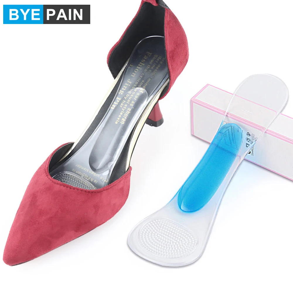 

1Pair BYEPAIN Gel Sports Orthotic Insoles for Shock Absorption, Heel Protection, Plantar Fasciitis Relief and Foot Arch Support