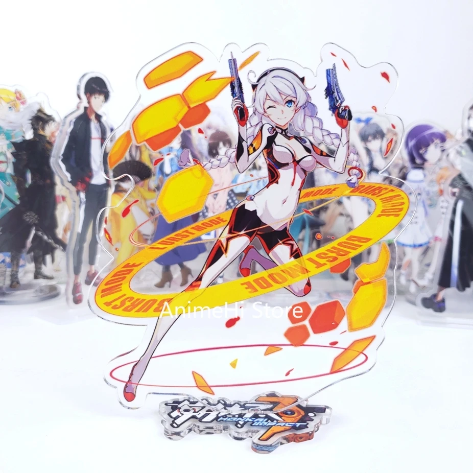 Аниме Honkai Impact 3rd Ана Schariac Kiana Kaslana Броня Zaychik Theresa Апокалипсис акриловые фигурка