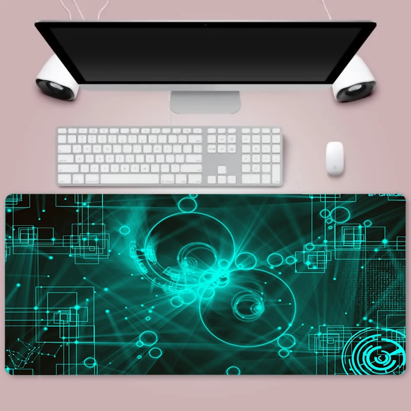 

Technology Map Mouse Pad New Keyboard Mat Large Size Extended Soft Rubber Mousepad Gaming Computer Mat