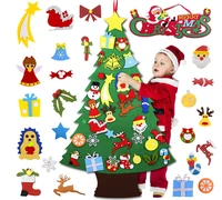 2020 new year gifts kids toys children child baby christmas tree diy felt toy wallpaper decoration christmas gift