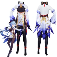 game genshin impact ganyu cosplay costume jumpsuit outfits halloween carnival suit