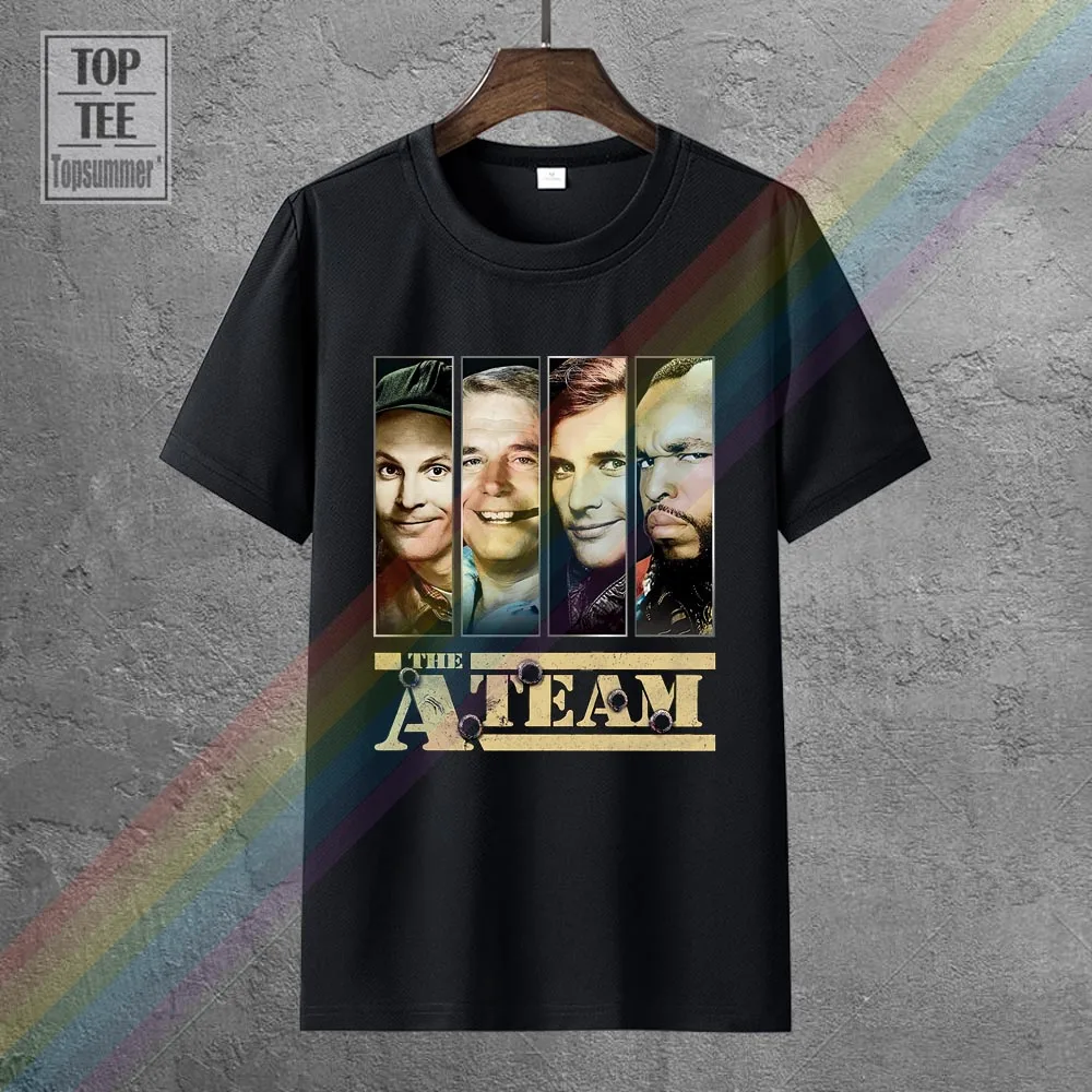 

The A Team Class Tv Series T Shirts Gothic Emo Punk Tshirts Horror Hippie Goth Tee-Shirt Retro Skull Fashion T Shirt