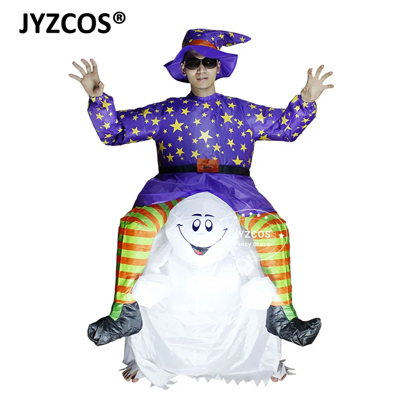 Надувной костюм Райдер на дьявольском призраке надувные страшные костюмы