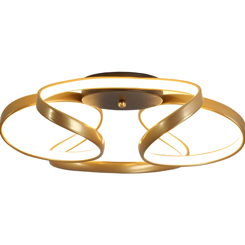 

Modern LED Chandelier Lights For Living Study Room Bedroom Foyer Decoration Gold Black Color Indoor Lighting Luminaria AC85-260V