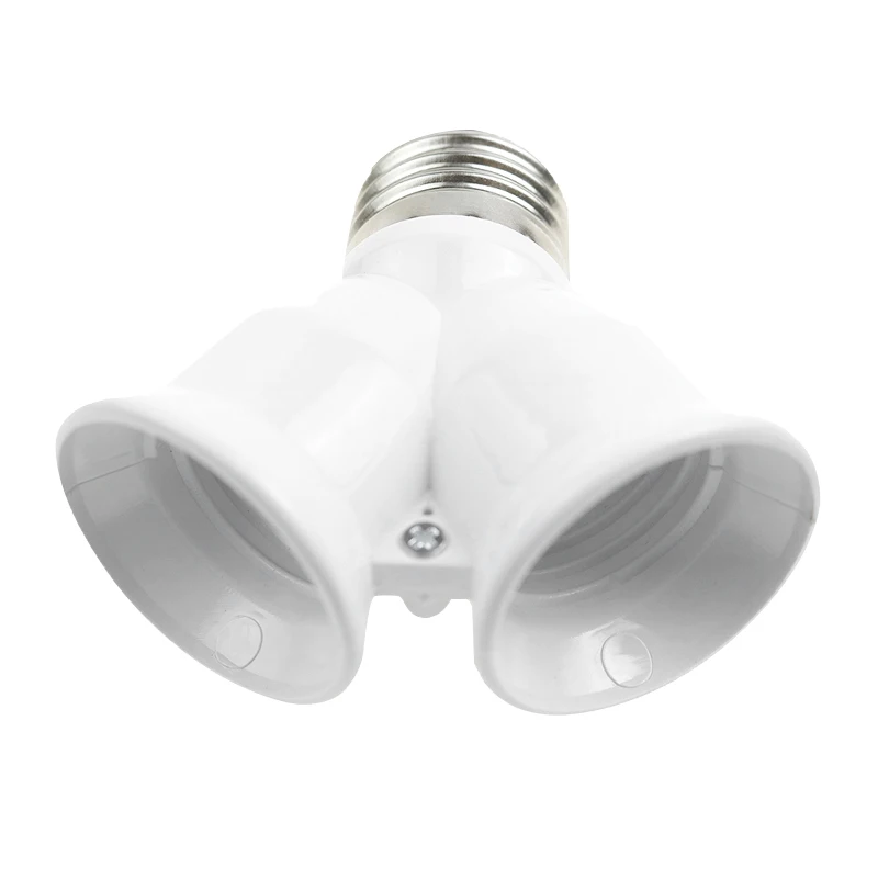 Переходная розетка E14 в 2 E27 высококачественный материал огнестойкий переходник