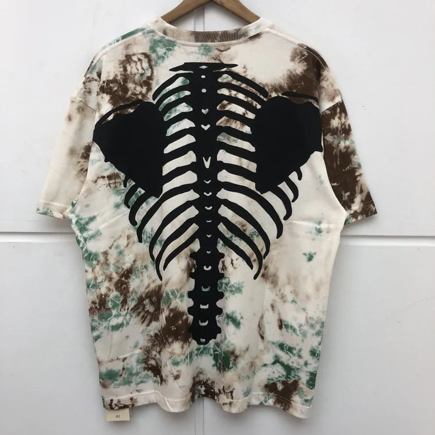 

Футболка с принтом скелета, для мужчин и женщин