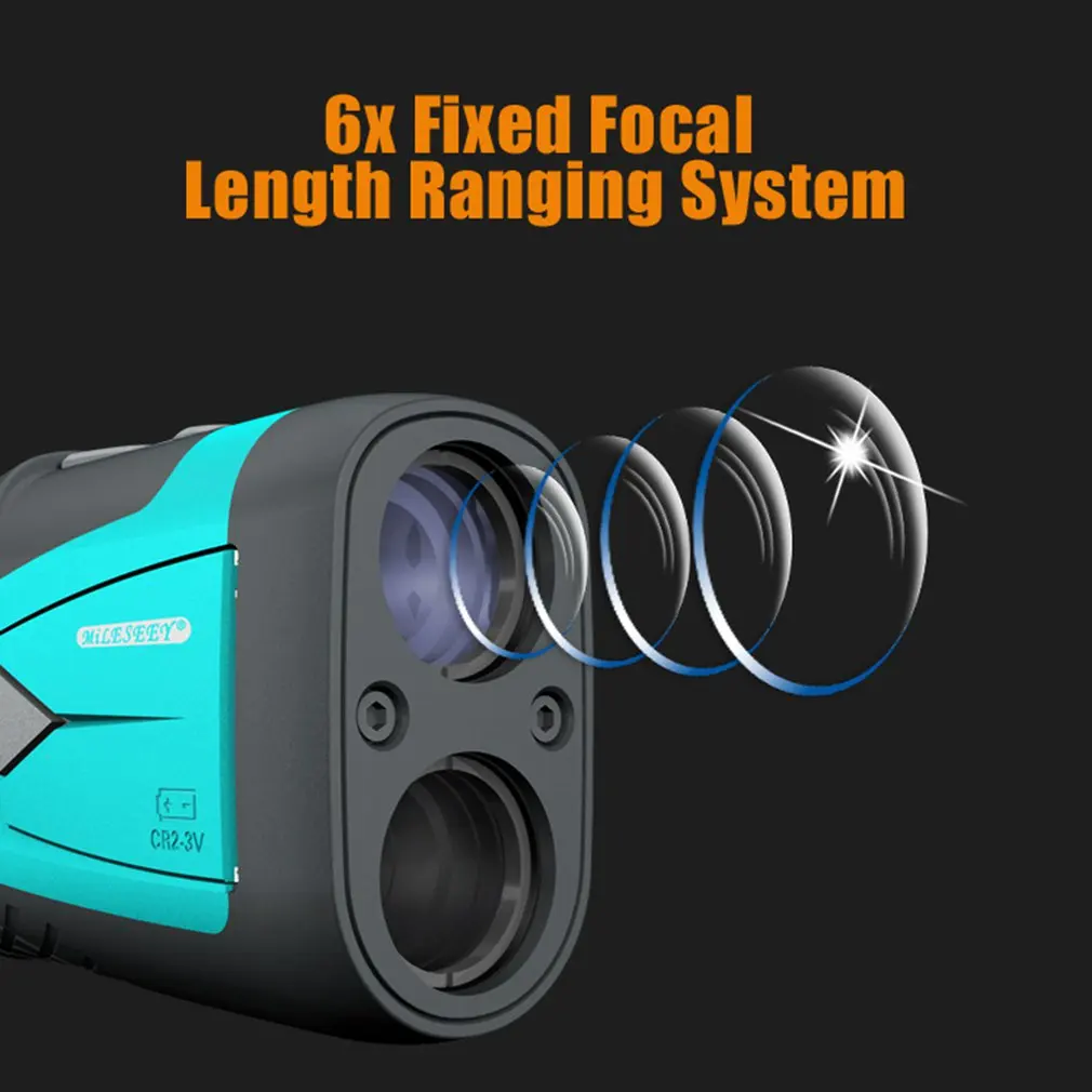 

600M Golf Laser Rangefinder Mini Golf Slope Adjusted Mode Sport Laser Distance Meter Rangefinder for Hunting