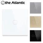 Светильник сенсорный Управление сенсорный переключатель черный, белый цвет золотой, серыйсеребряный светильник настенный выключатель с украшением в виде кристаллов Стекло рамки стандарта ЕС, США, Великобритании сенсор