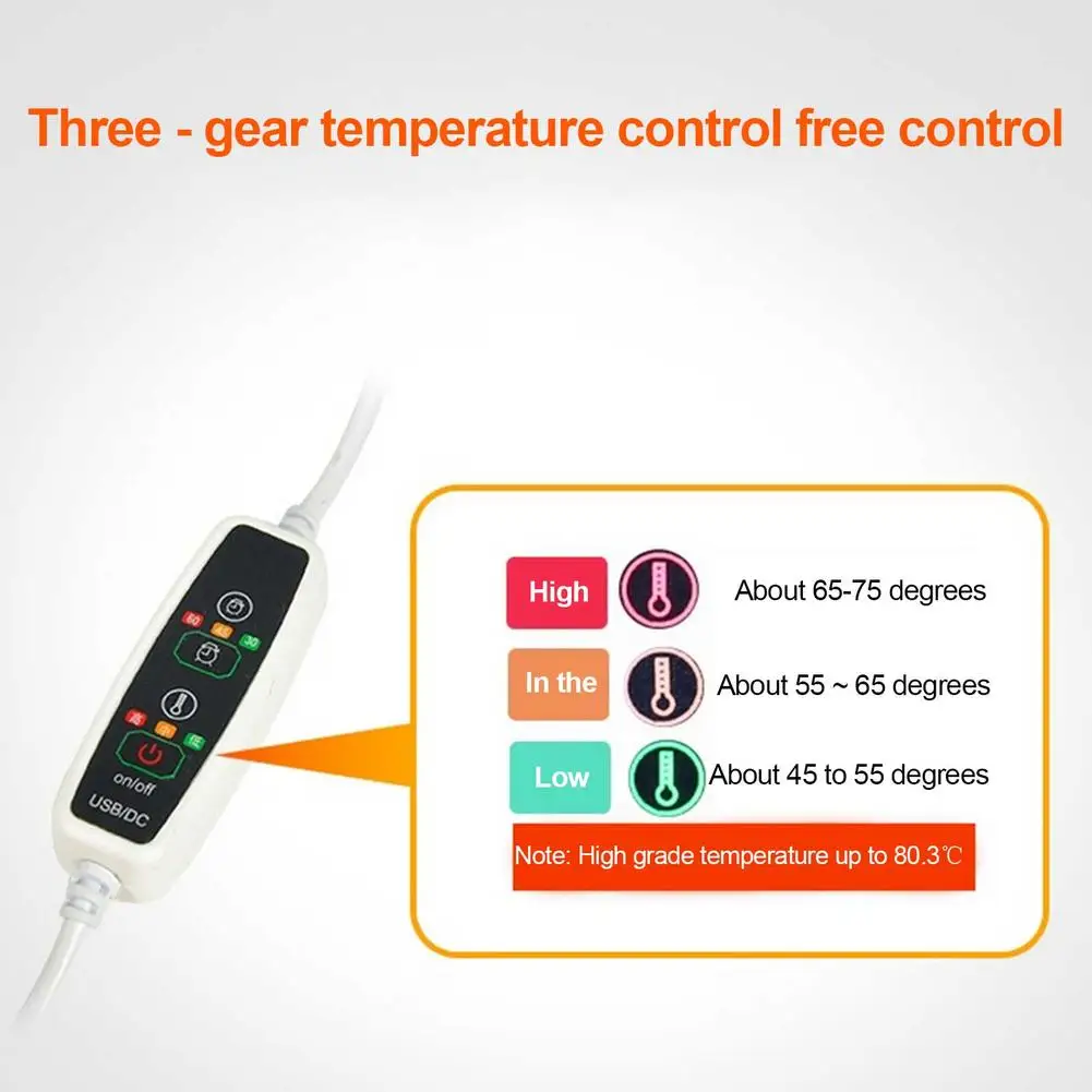Электрический нагревательный шейный протектор портативный Usb Графеновый