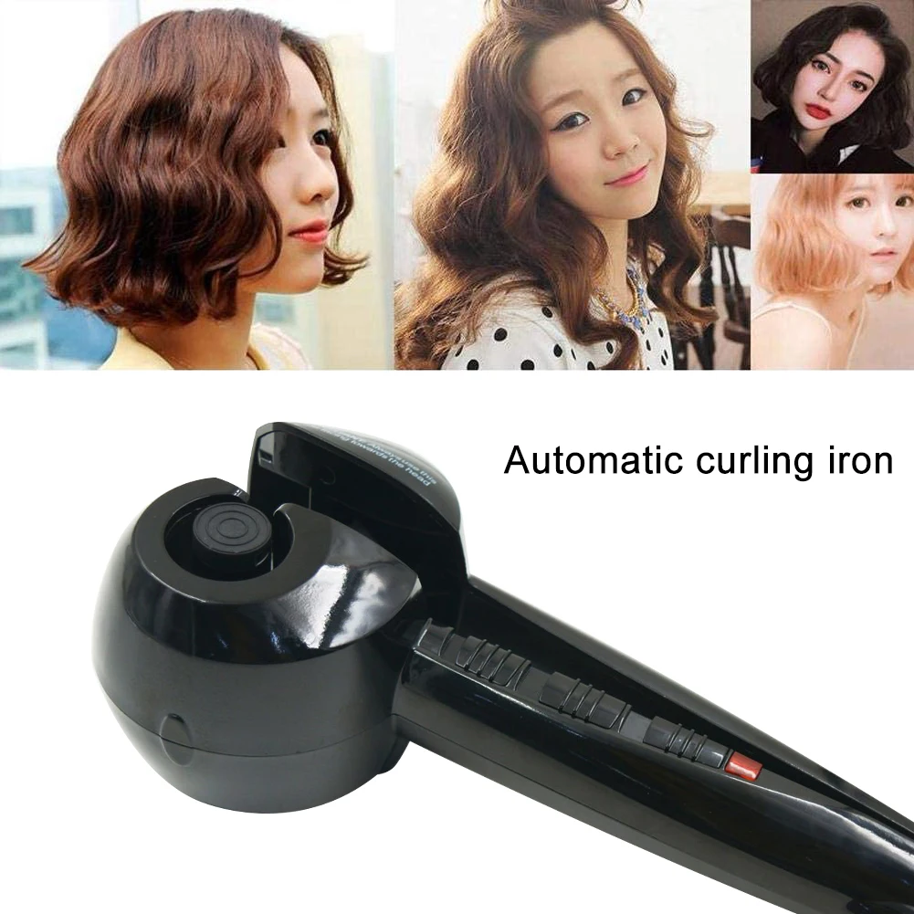 

Electric Automatic Hair Curler Ceramic Spiral Perm Curling Stick Crimper Portable Air Spin N Wand Curl 1 Inch Hair Curler