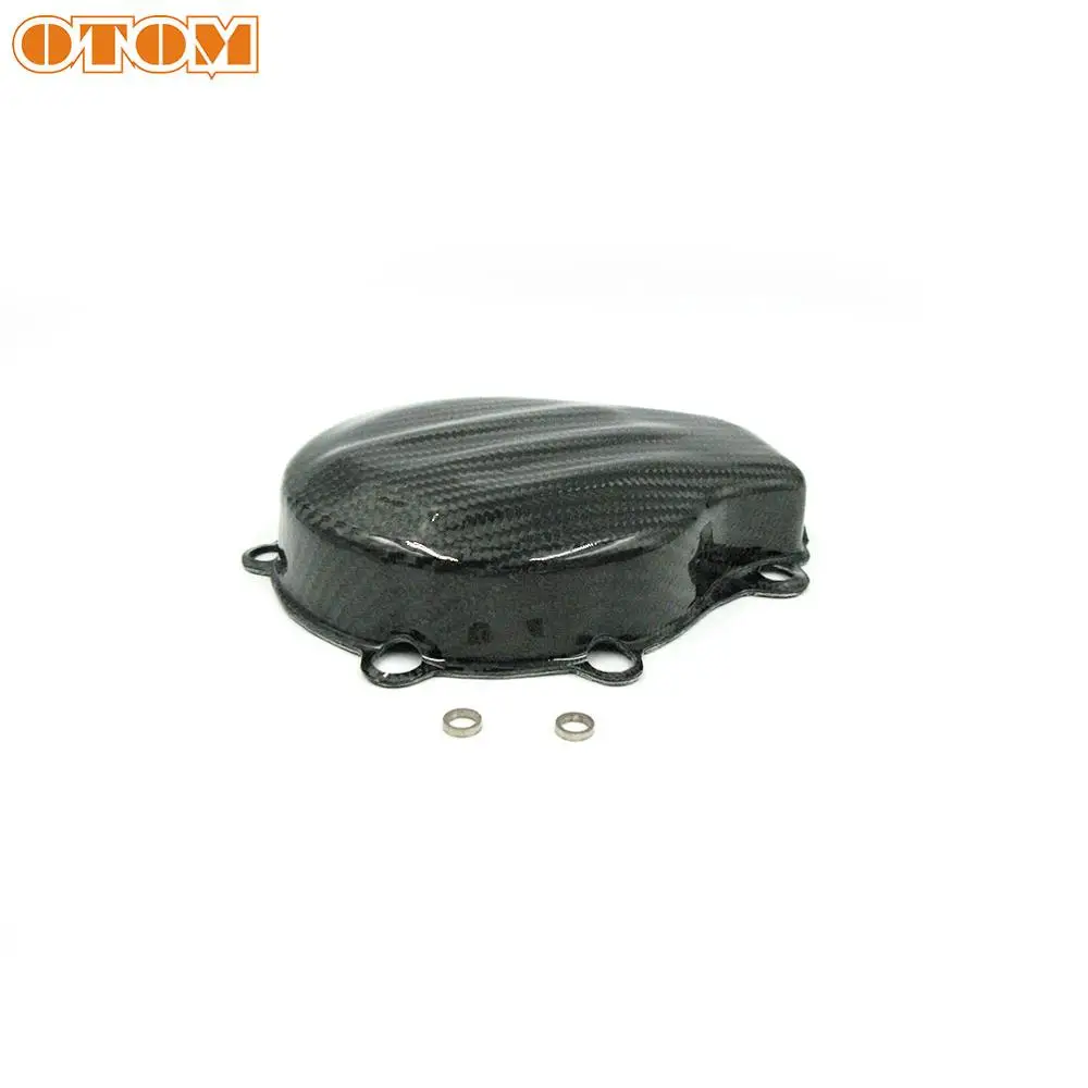 OTOM черная крышка статора двигателя из углеродного волокна для мотоцикла KTM EXC XCW 450