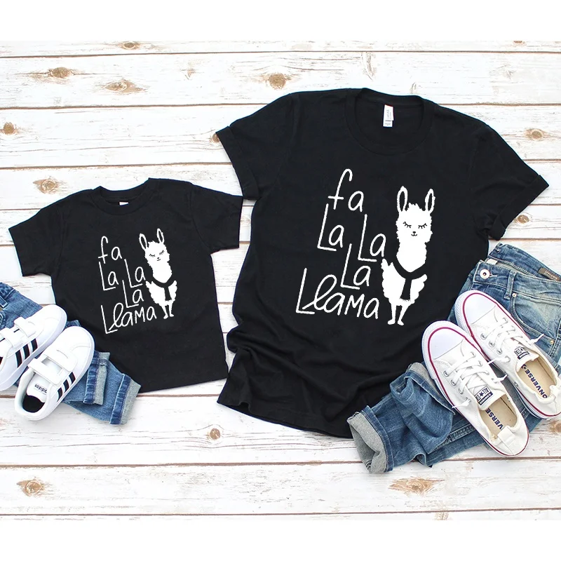 

Fa La La Llama - Funny Christmas Gift for Her, Alpaca Shirt, Funny Animal Shirt