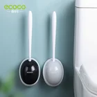 Силиконовая щетка для унитаза ECOCO, аксессуары для унитаза, сливная щетка для унитаза, настенные инструменты для уборки, наборы аксессуаров для дома и ванной комнаты