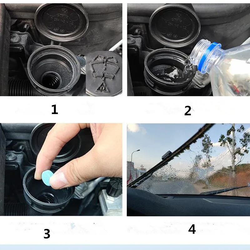 5PCS New sale Car Wiper windshield Cleaning Solid For megane kia ceed citroen c4 toyota astra j astra g audi a3 8p mercedes w211