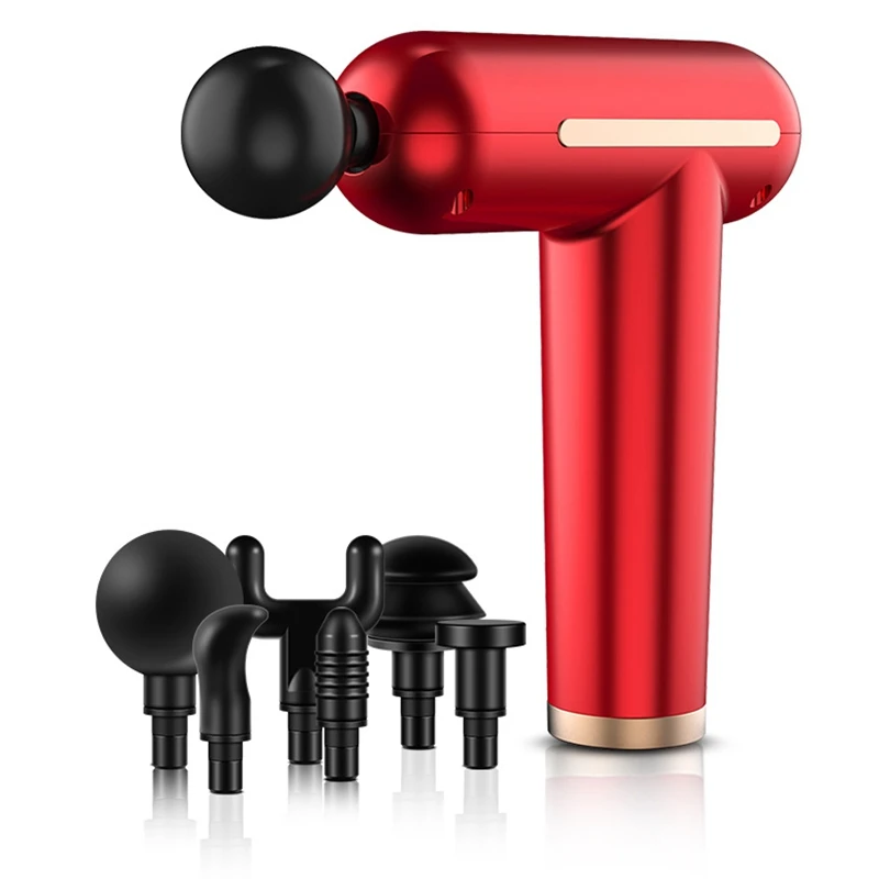 Электрический массажный пистолет модный массажер для тела стимулятор глубоких