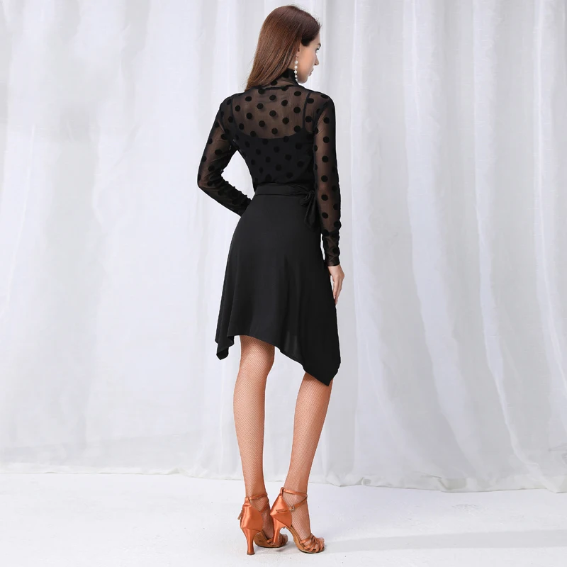 Женская юбка для латиноамериканских танцев ковбойская и тренировок одежда танго