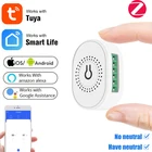Умный выключатель Tuya Zigbee, хаб с поддержкой Wi-Fi, 16 А, с двухсторонним управлением, работает с приложением Smart Life, Alexa, Google Home