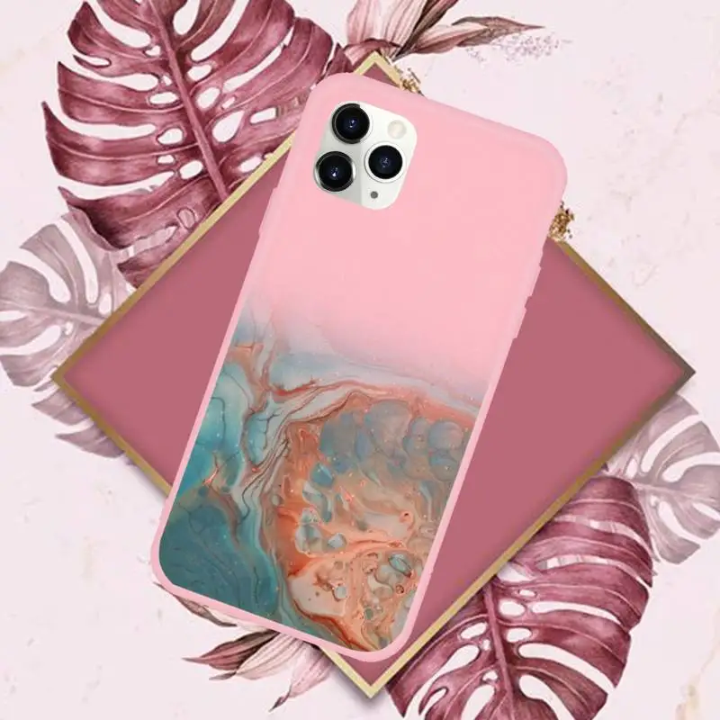

Marble Gradient Phone Case Candy Color for iPhone 11 pro XS MAX 8 7 6 6S Plus X 5S SE 2020 XR