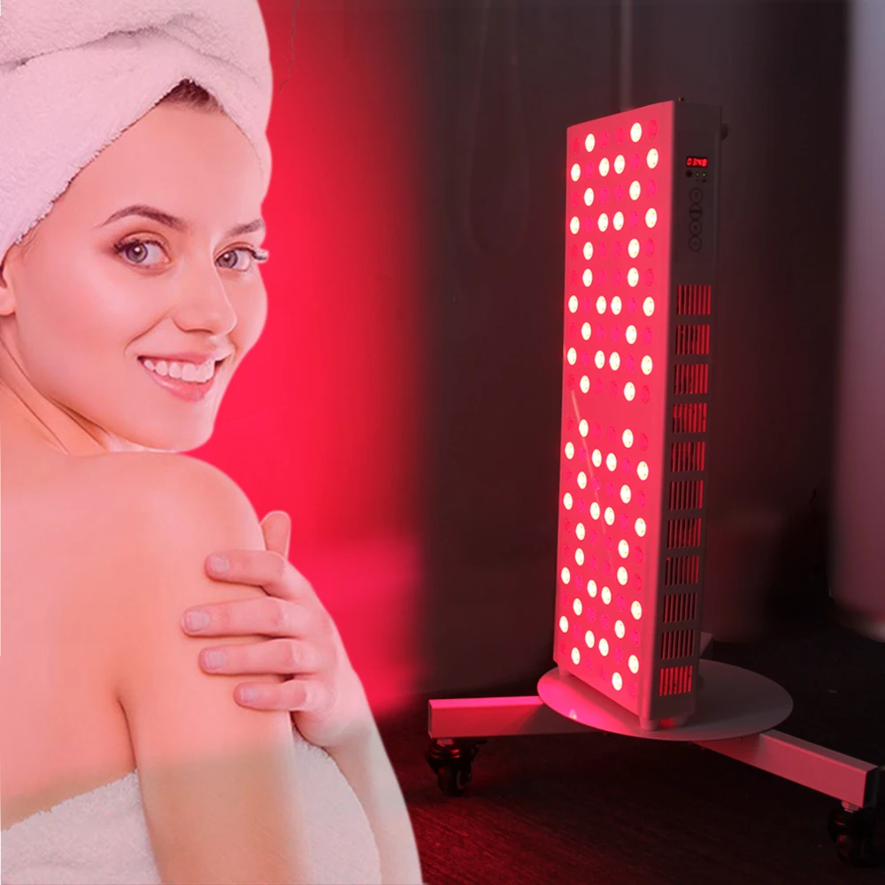 New red light therapy products TL200 850nm 660nm with timer near infrared light therapy panel for face
