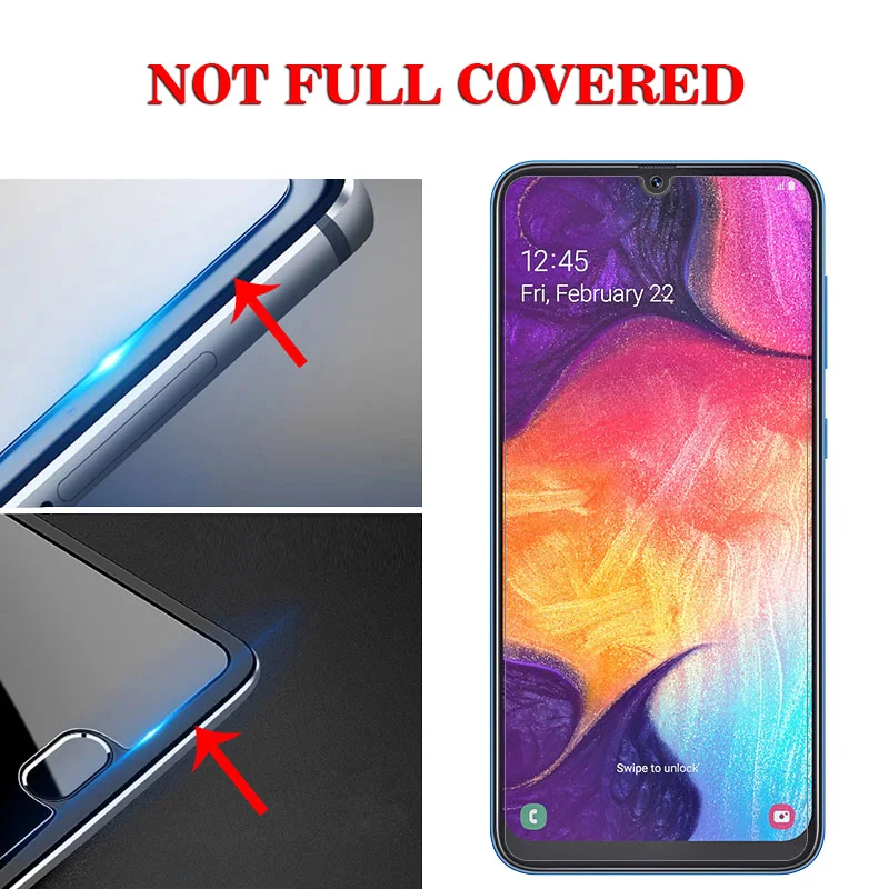 1/2 шт.! Защитное стекло для Samsung J6 J7 J8 Plus 2018 A3 A510 A520 A5 2015 Защита экрана A310 A320 A710 A7 2016