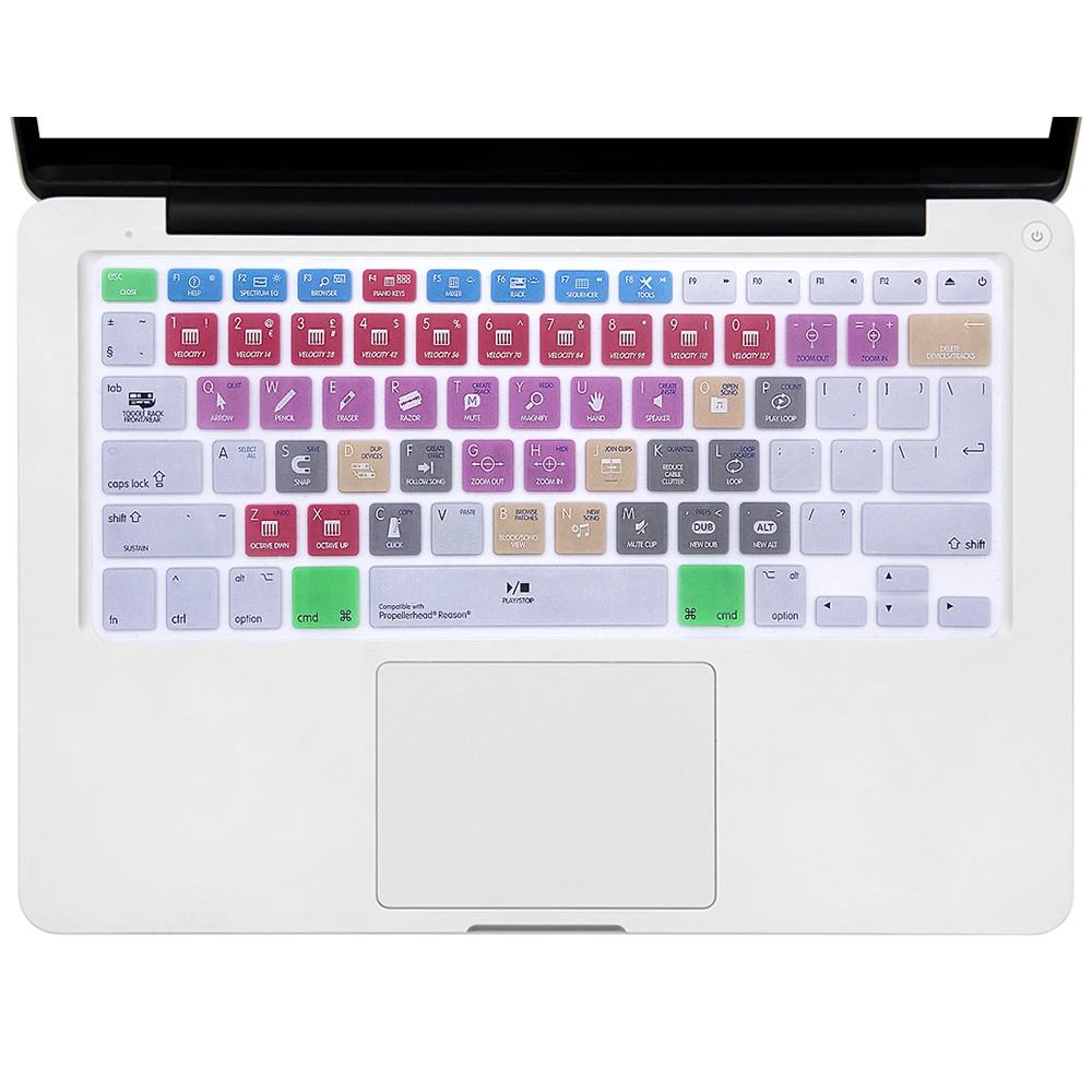 HRH premium Pro Final Cut Pro X AI PS ярлык клавиатуры кожаный чехол для Macbook Air Pro retina 13 15 17 США/ЕС раскладка оба - Цвет: Propellerhead Reason