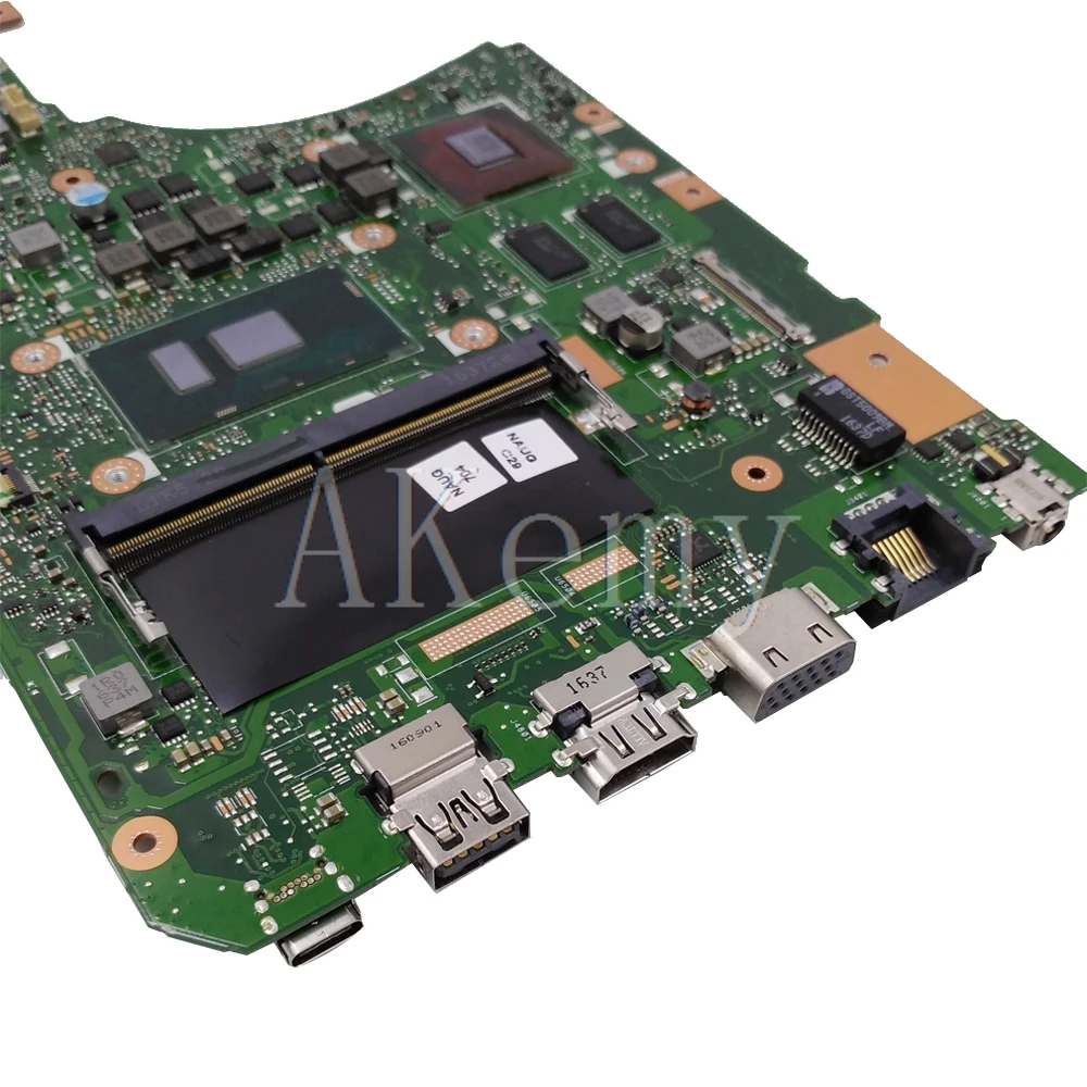 Для ASUS X556UJ X556UV X556UF X556UR X556UQK X556UQ X556UB ноутбук материнская плата I7-6500U/8GB-RAM GT920M/GT930M/GT940M
