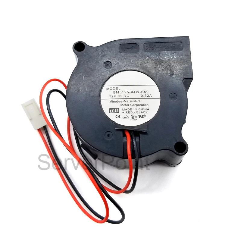 Натуральная Для BM5125 04W B50 B59 5025 5 см 12V 0.32A 2 линии вентилятор турбинного