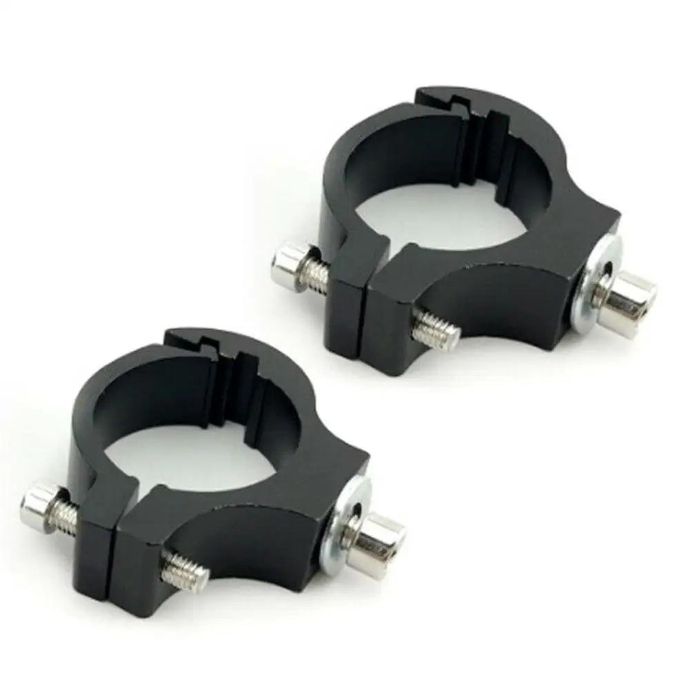 

2 Pcs Universal Motorcycle Headlight Bracket Tube Fork Clamp Holder Kit Handlebar for BMW Spotlight Clamp Mounting for Honda