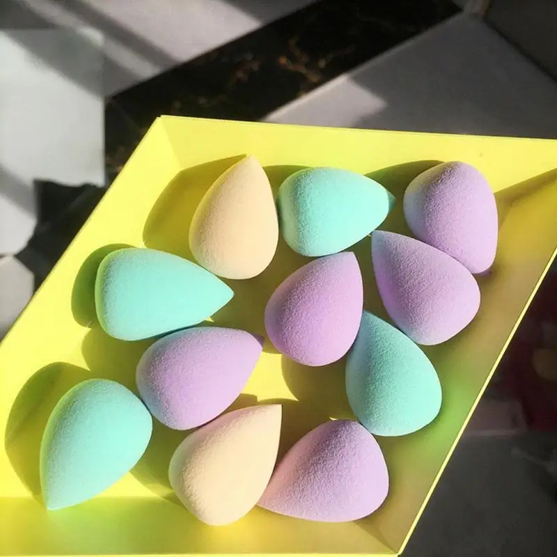 

Mini Beauty Egg Sponge Makeup Rounded Foundation Powder Puff Liquid Cosmetics Subtle Cover Smooth Complexion