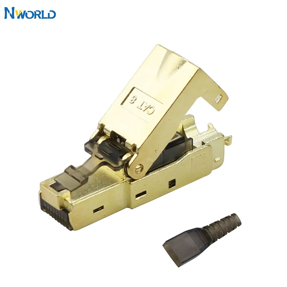 

Промышленный первоклассный защитный коннектор RJ45 Cat.6A CAT7 CAT8 STP