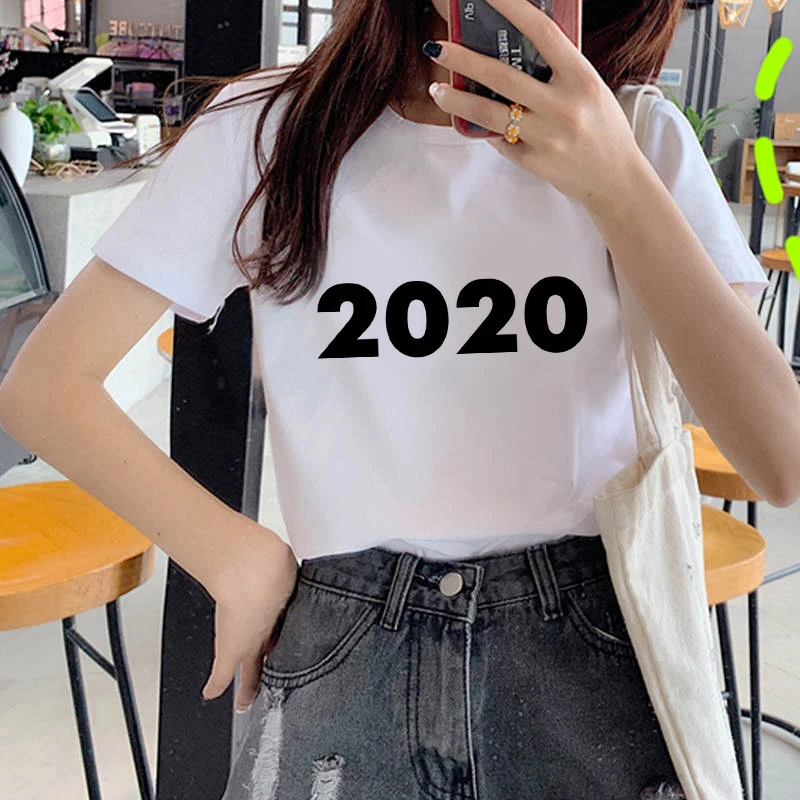 

2021 New Summer year Printed Women T-shirt Harajuku Short-Sleeved O-Neck Tee Shirt Girl Tee Top Fashion Tshirt Female Clothing