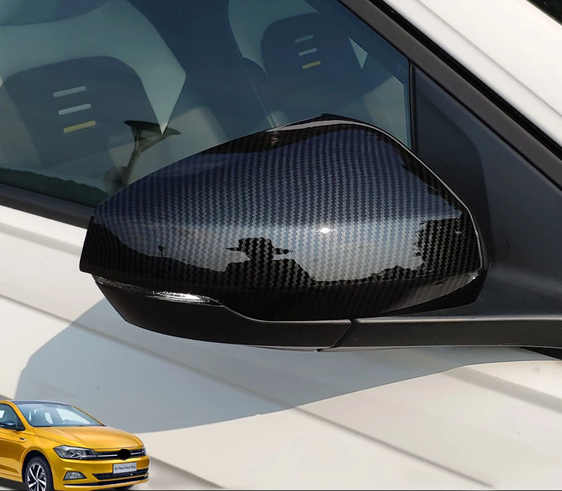 2x Боковая дверь автомобиля зеркало заднего вида рамка Крышка отделка ABS