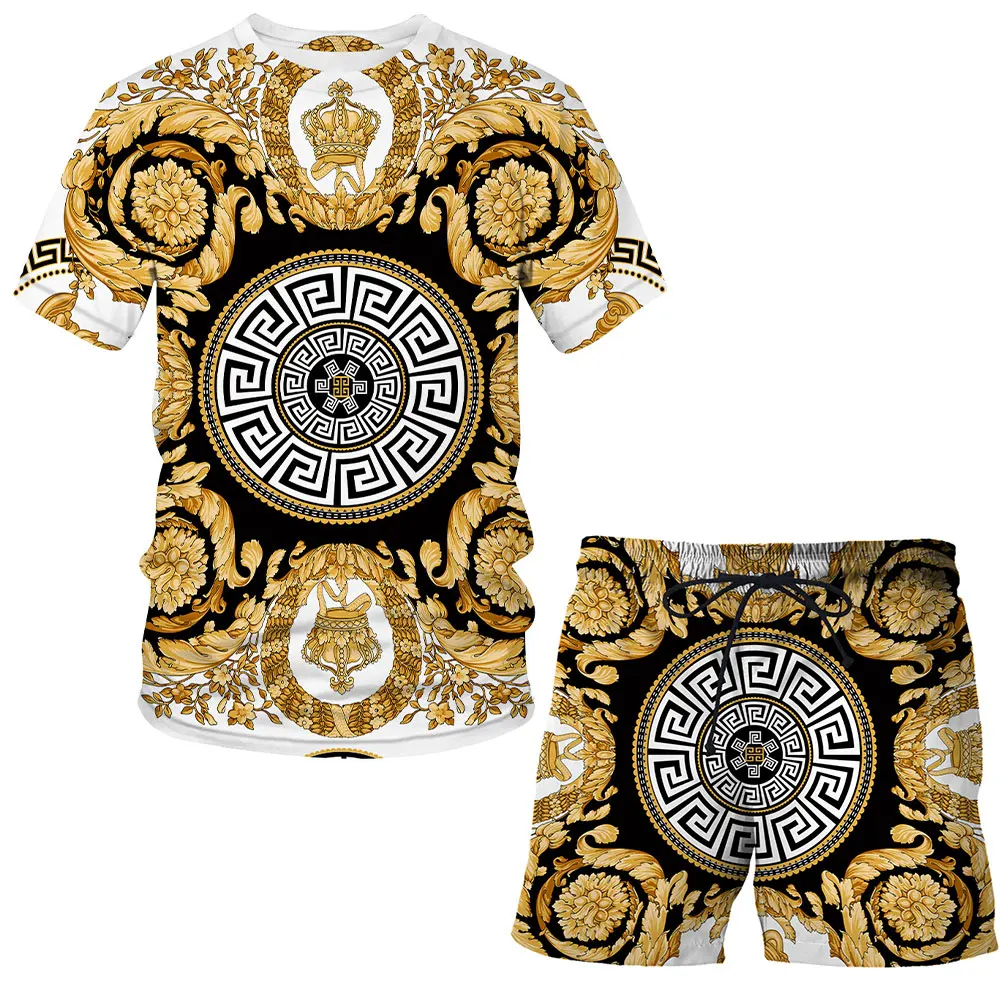 

2021 New Fashion hot 3D Flower tshirt Casual Shorts tops Short Sleeve Tees Summer suit Man / Woman t shirts Men clothing Tops