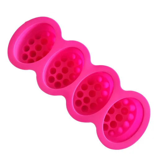 

3D DIY Silicone Soap Mold Homemade Baking Pan Bar Molds For Soap Making Tools Oval Shape Soaps Resin Crafts