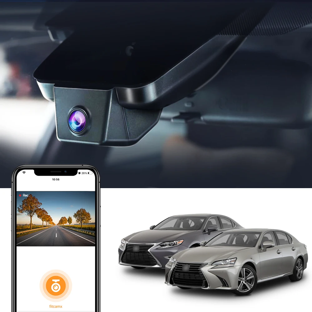 	Dash Cam for Lexus IS 2017 to 	