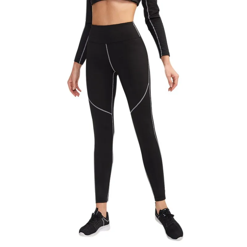 

High Waist Woman Fitness Sport Pants Sexy Push Up Gym Sport Leggings Slim Stretch Running Tights Sports Seamless Fleece Pants
