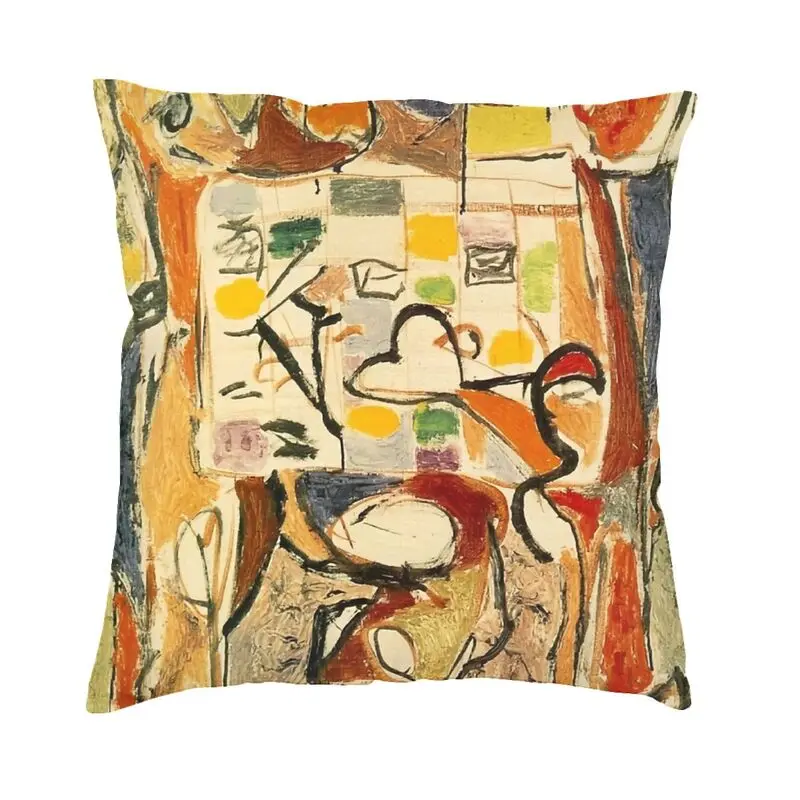 

Оригинальный художественный Чехол-Подушка с абстрактным изображением Джексона Поллока, украшение для дома, наволочка для подушки американ...