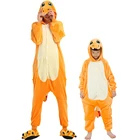 Фланелевые детские пижамные комплекты с мультяшным рисунком огненного дракона зимние детские пижамы с капюшоном с животными стежками для мальчиков и девочек пижамы комбинезоны