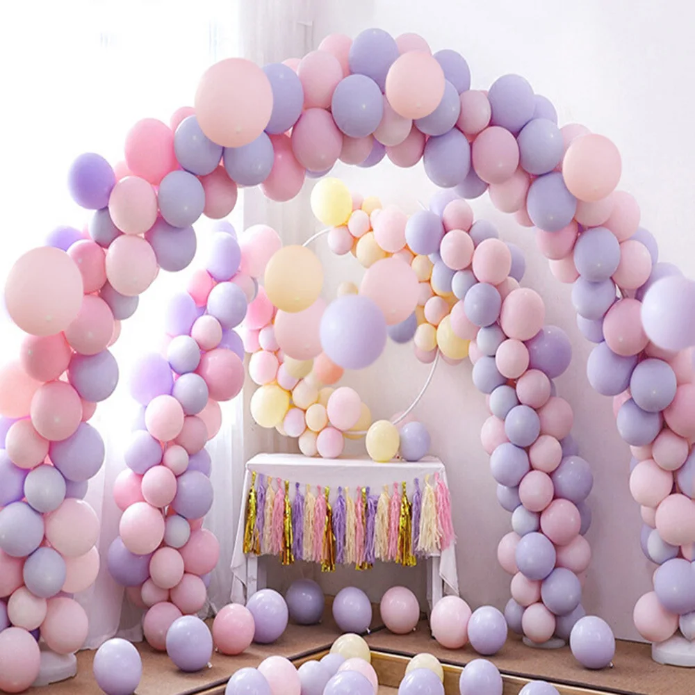 

100pcs 10 inch Macarons Latex Ballon Birthday Party Candy Balloons Birthday Party Decorations Kids Baby Shower Wedding Golobos